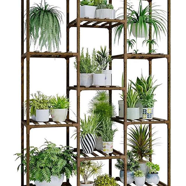 Plant Stands Indoor Outdoor Plant Shelves Indoor Plant Holder for Living Room Outdoor Plant Rack Indoor Multiple Plants Patio Balcony Garden