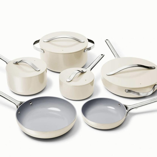 Caraway 16pc Cookware Set - Cream