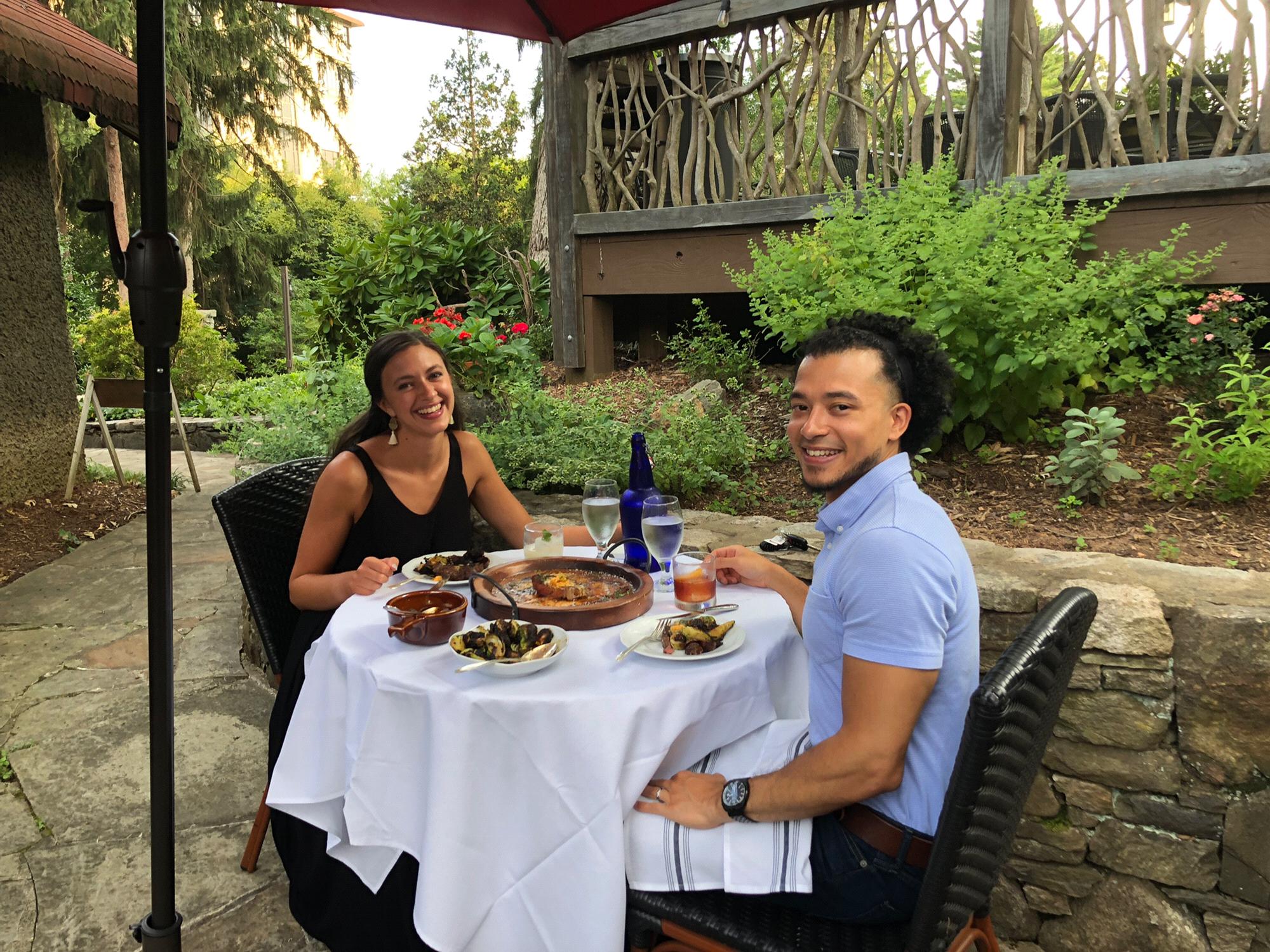 July 9, 2019: Dinner date at Golden Fleece!