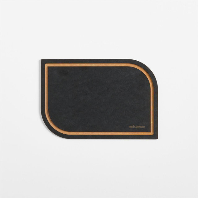 Epicurean Small Black Paper Composite Geo Cutting Board