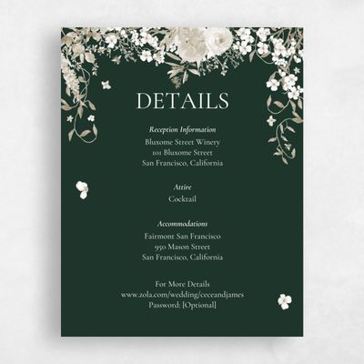 Dark Forest, Green Wedding Enclosure - Rosalind