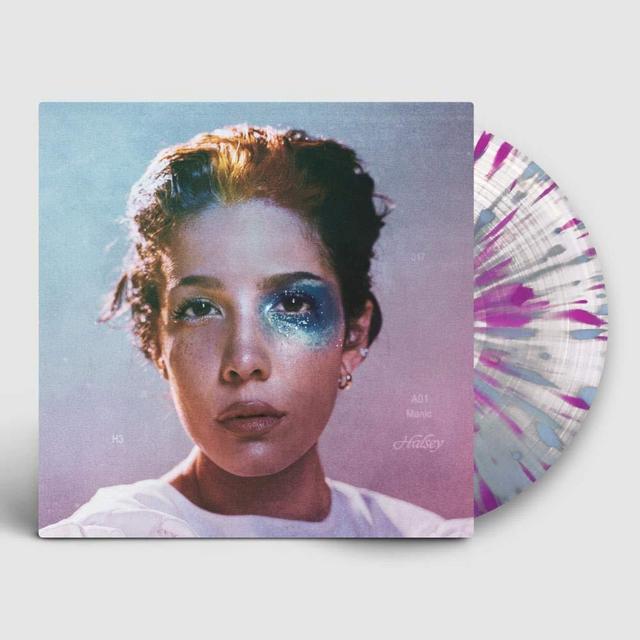 Manic - Exclusive Limited Edition RARE Clear With Pink & Blue Splatter Colored Vinyl LP