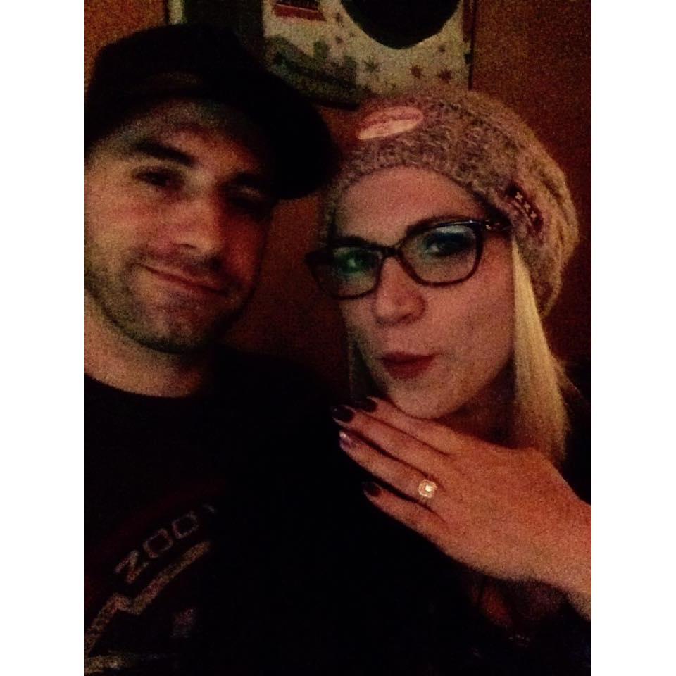The night we got engaged!