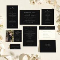 Zariah Photo | Black | Zola Save The Dates