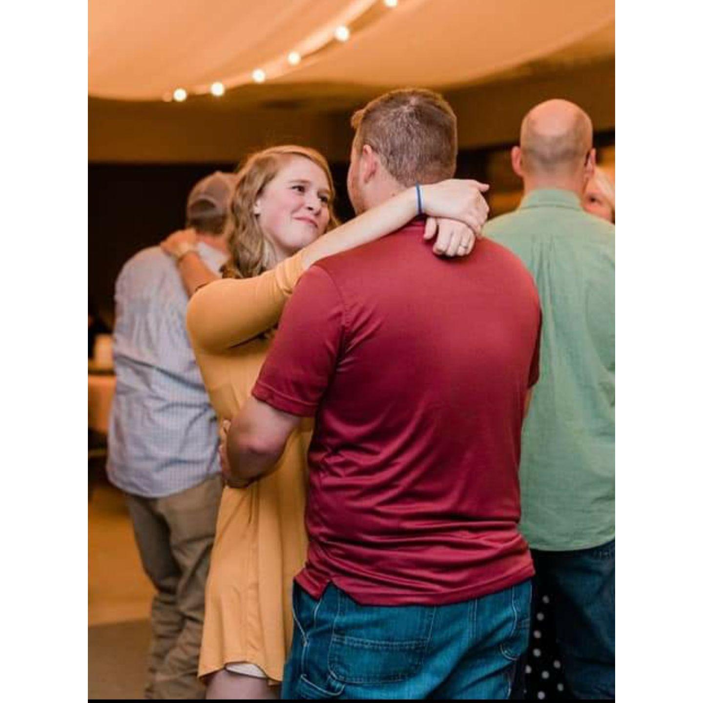 Lost in each others eyes at a friends wedding!