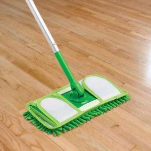 Set of 2 Reusable Chenille Mop Pads -