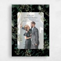 Black Wedding Invitation - Terian Elopement