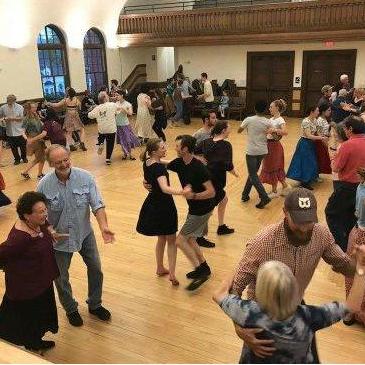 We love to contra dance!