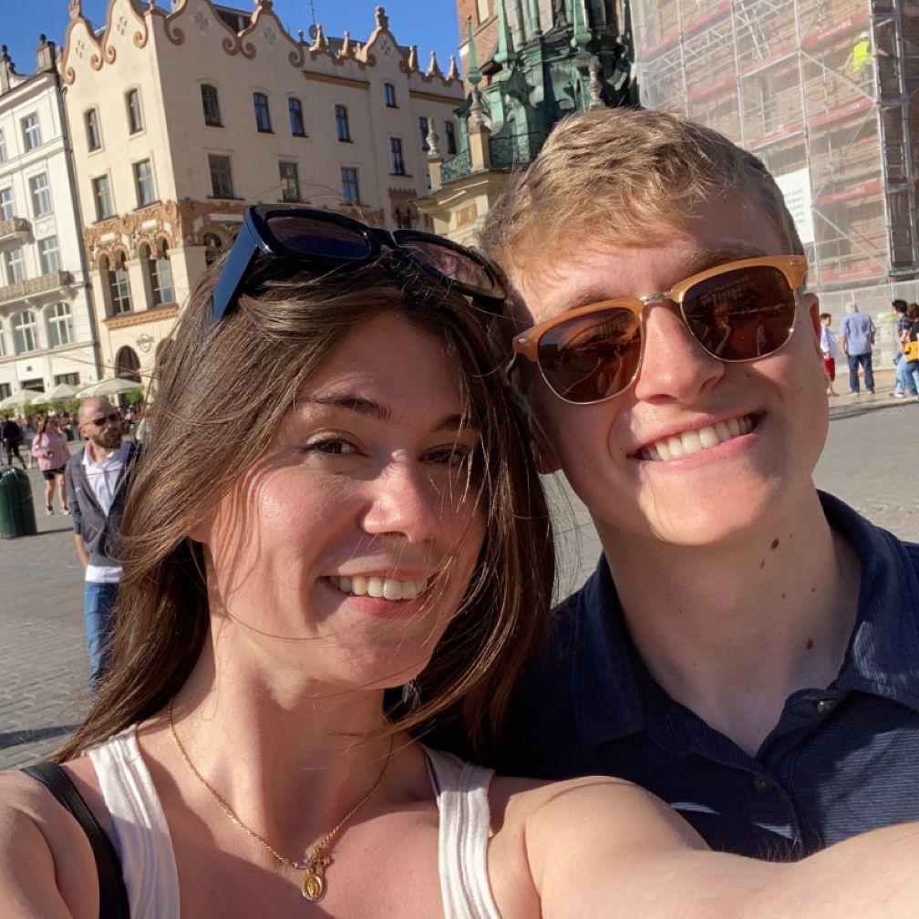 May 16, 2024. Exploring the historic downtown of Krakow, Poland! We were indulging in delicious homemade pierogis, cabbage rolls, and ice cream every day!
