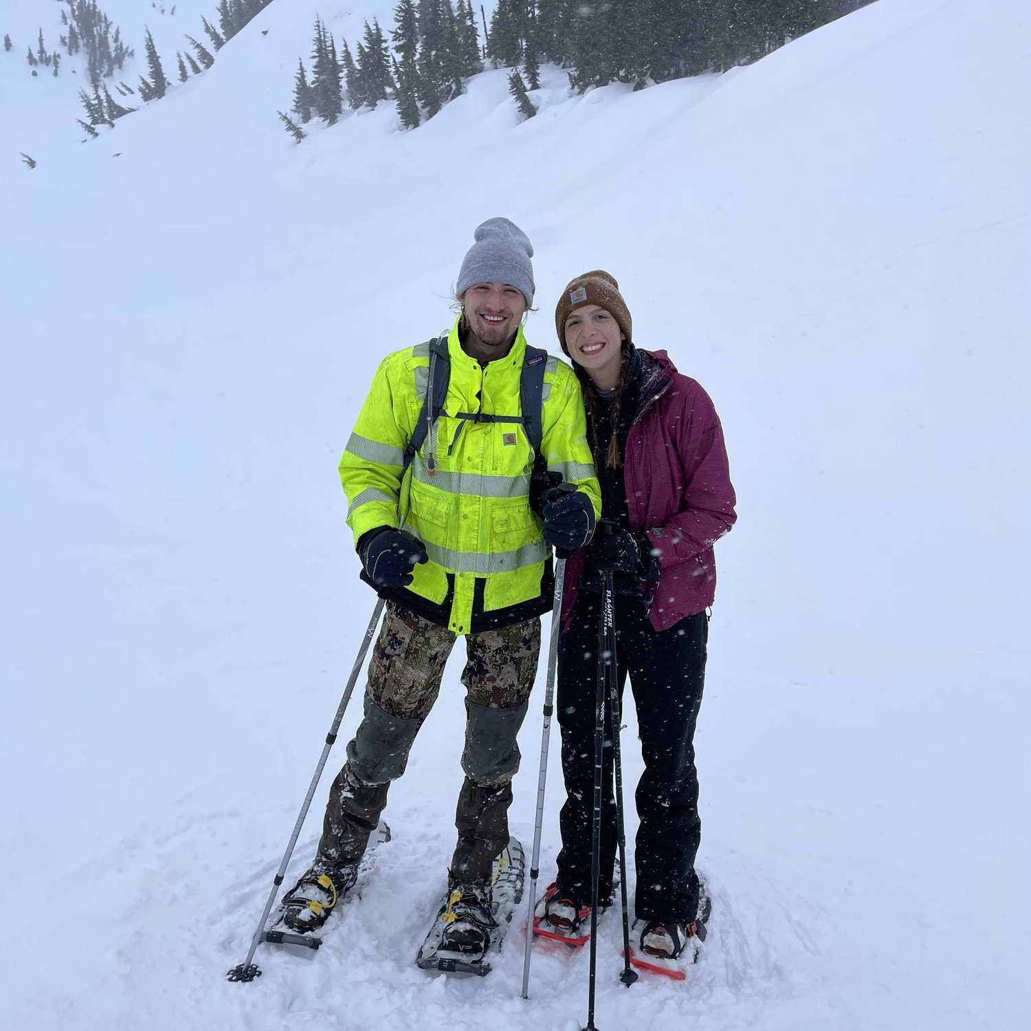 Snowshoeing at Mt. Baker - 2021