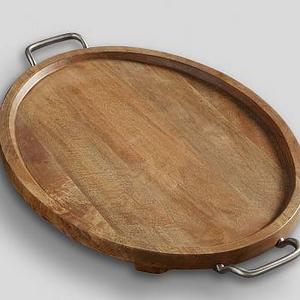 Farmhouse Wood Carving Platter