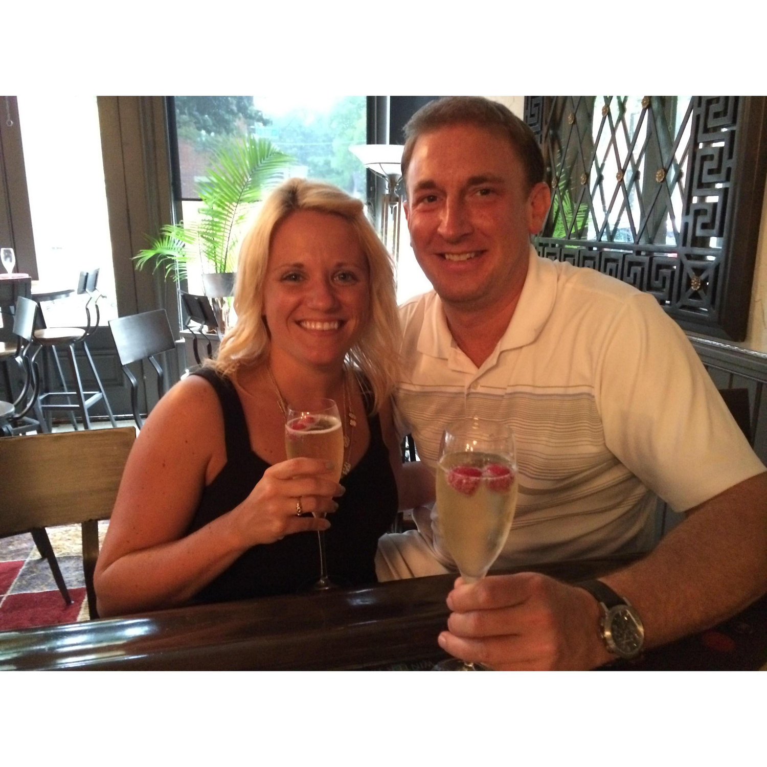 Our 6 month anniversary where we did an over the top celebration including trips to Hausfrau Haven, Lindeys, Barcelona and the Sycamore!
