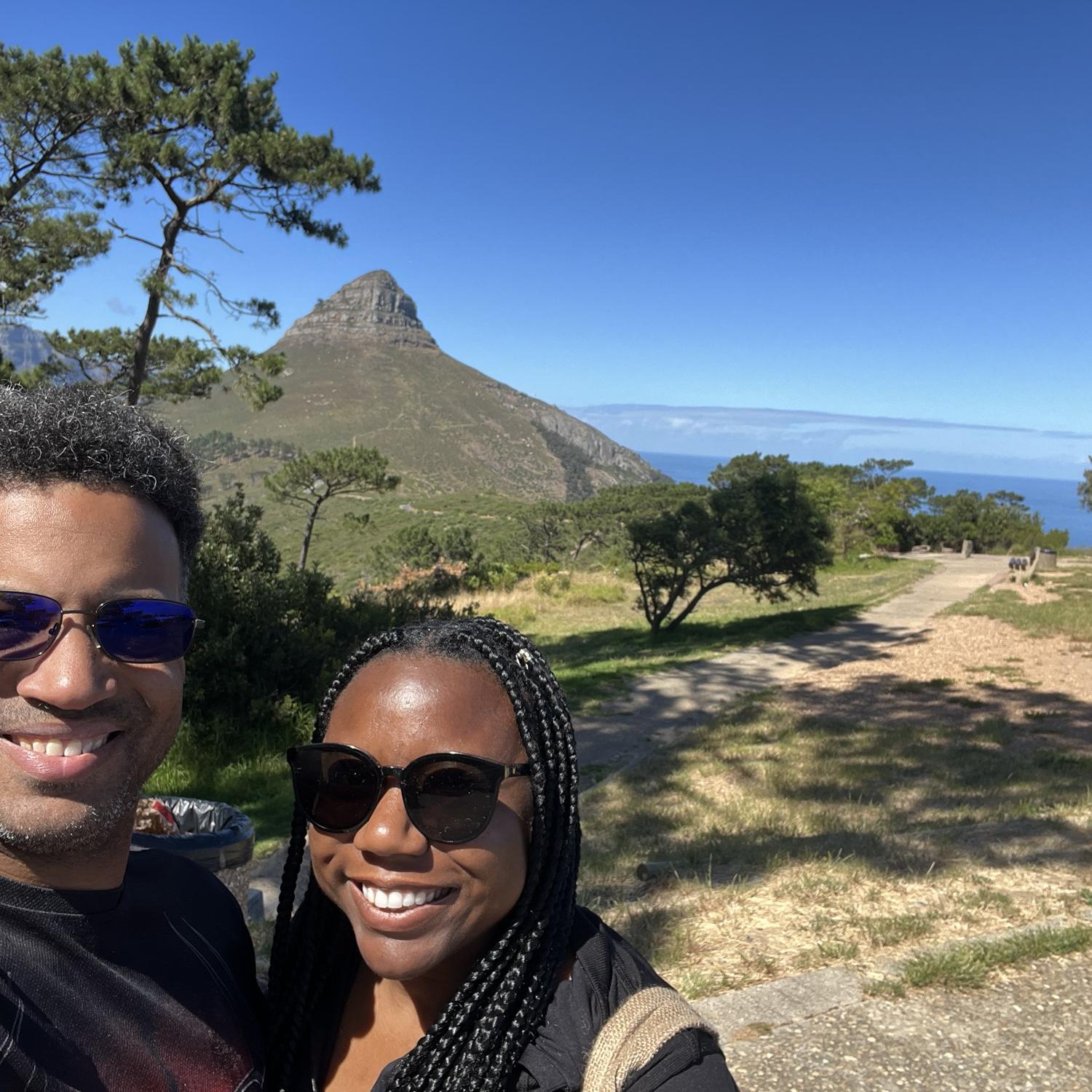 Taking in the views together - Lions Head Cape Town