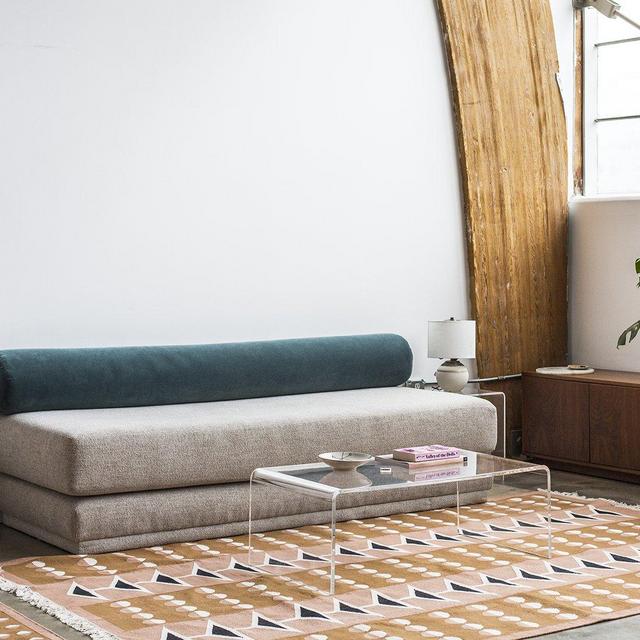 SWALLOWTAIL block print rug - 2x6