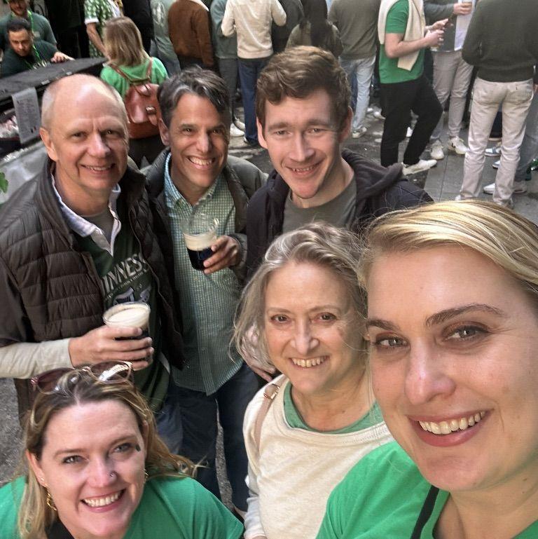 St. Patrick's Day parade with amazing friends!