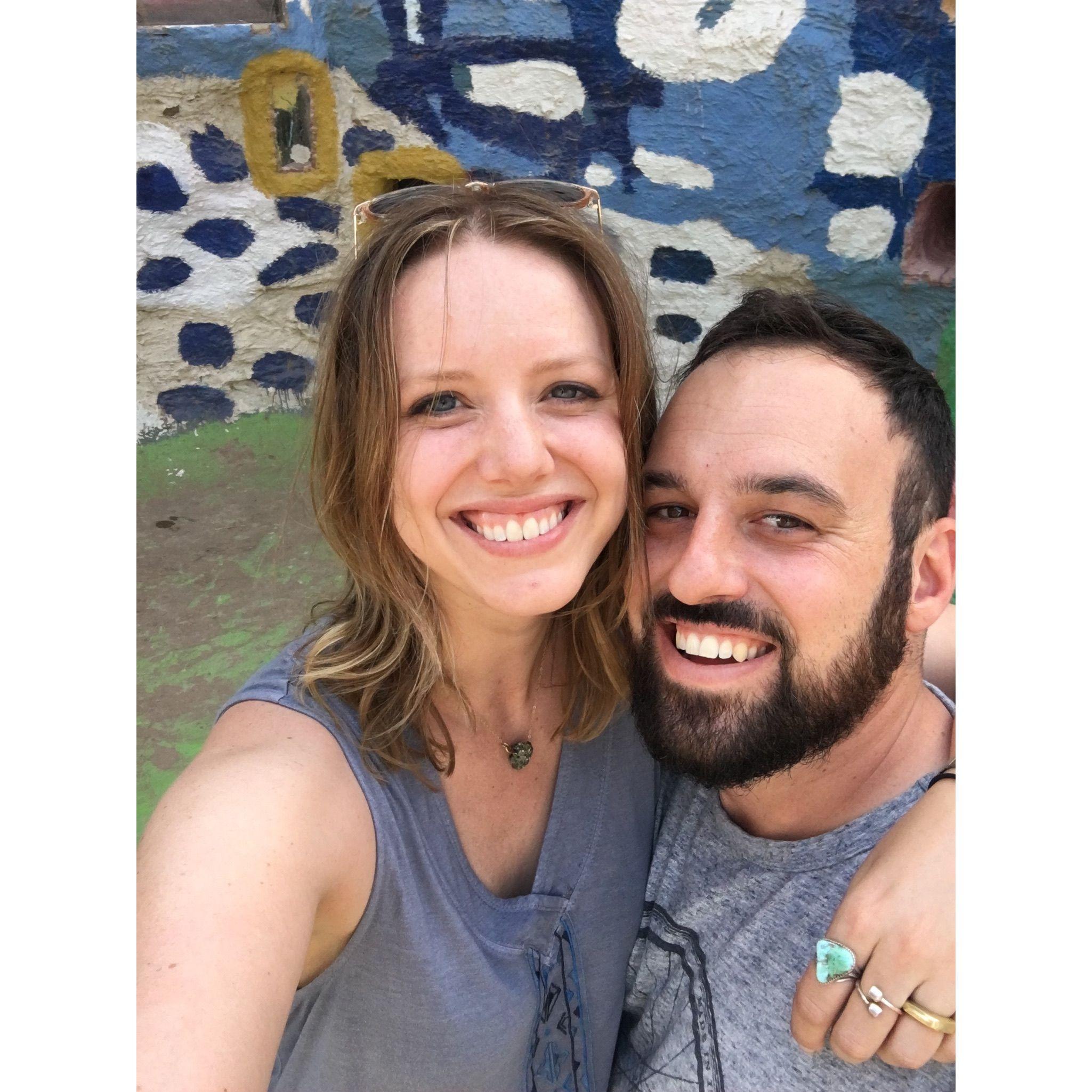 Visiting Salvation Mountain. 2016