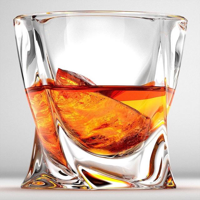 Ashcroft Twist Whiskey Glass, Set Of 2