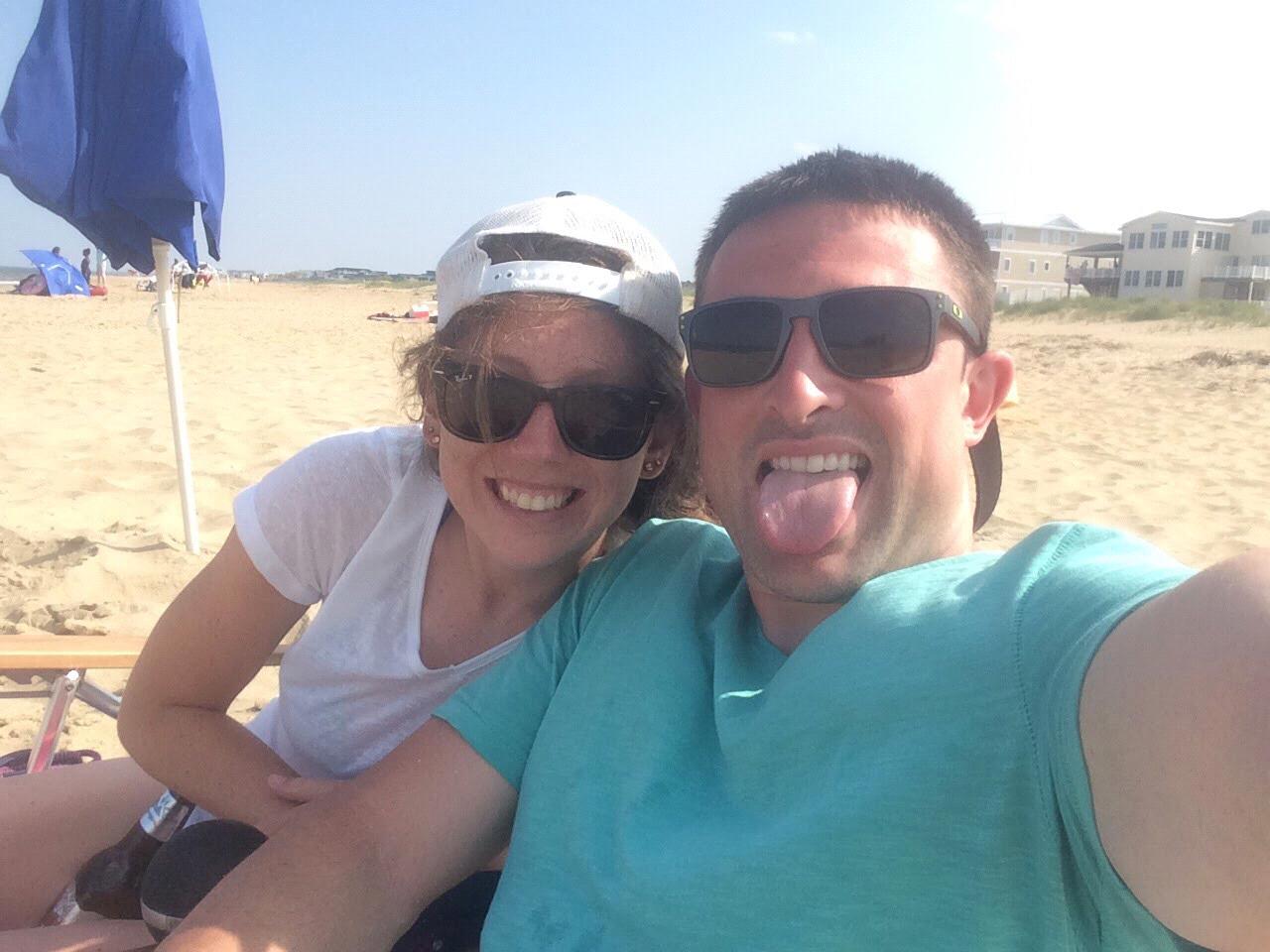 The first year Roger came to Sandbridge!
