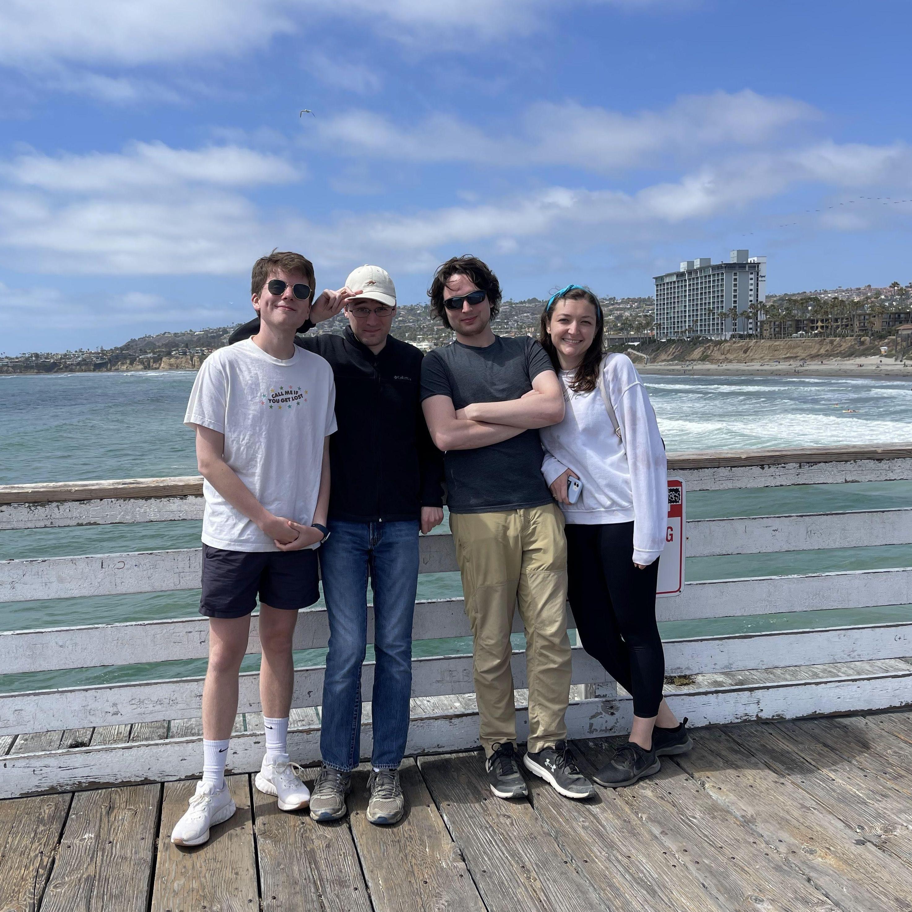 Ludy boys + Em in San Diego!