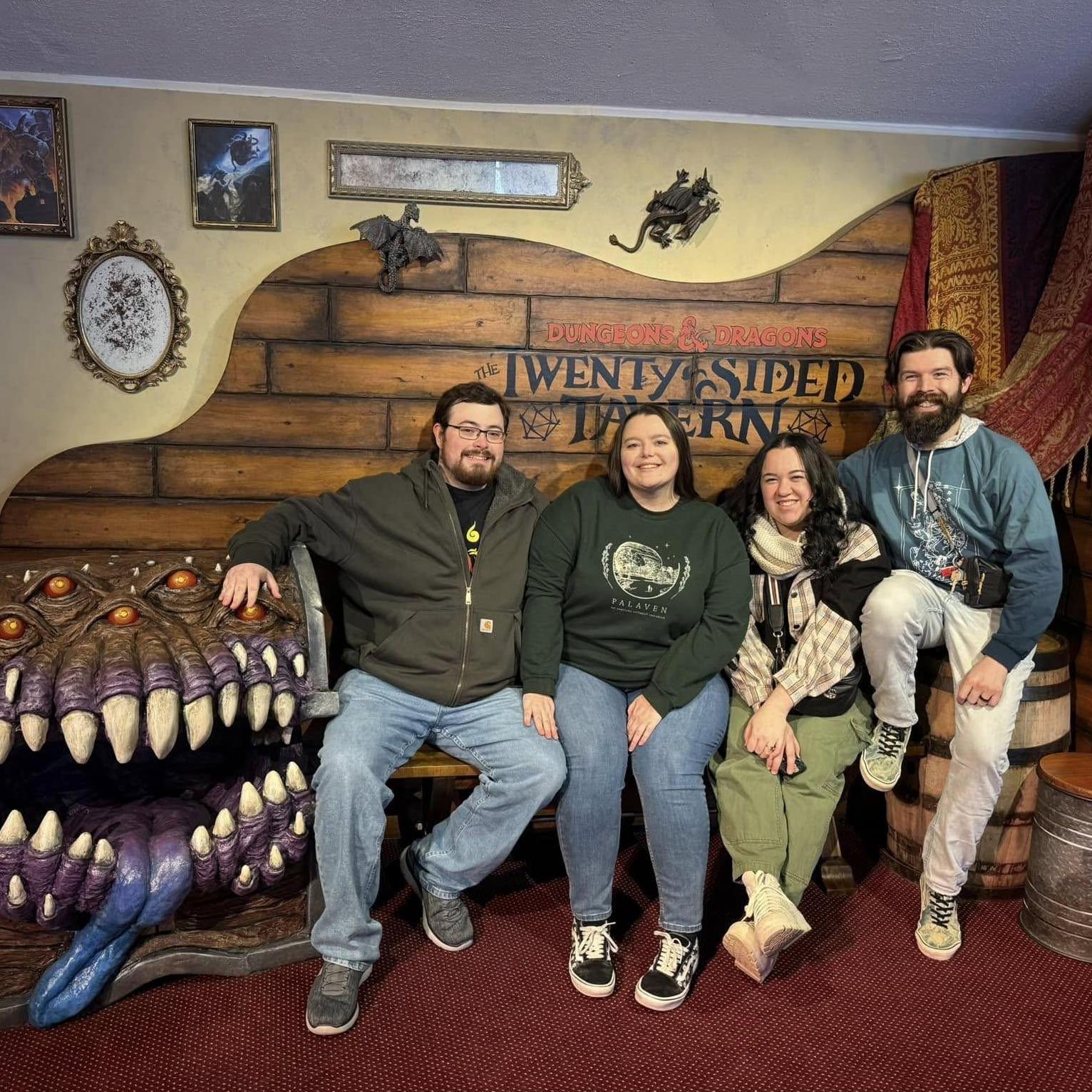 Anniversary trip to NYC to see Twenty Sided Tavern with Sami and Keigan!