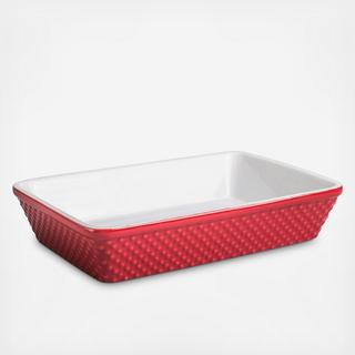 Hobnail Rectangular Baker