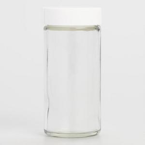 White Lidded Spice Jars, Set of 6
