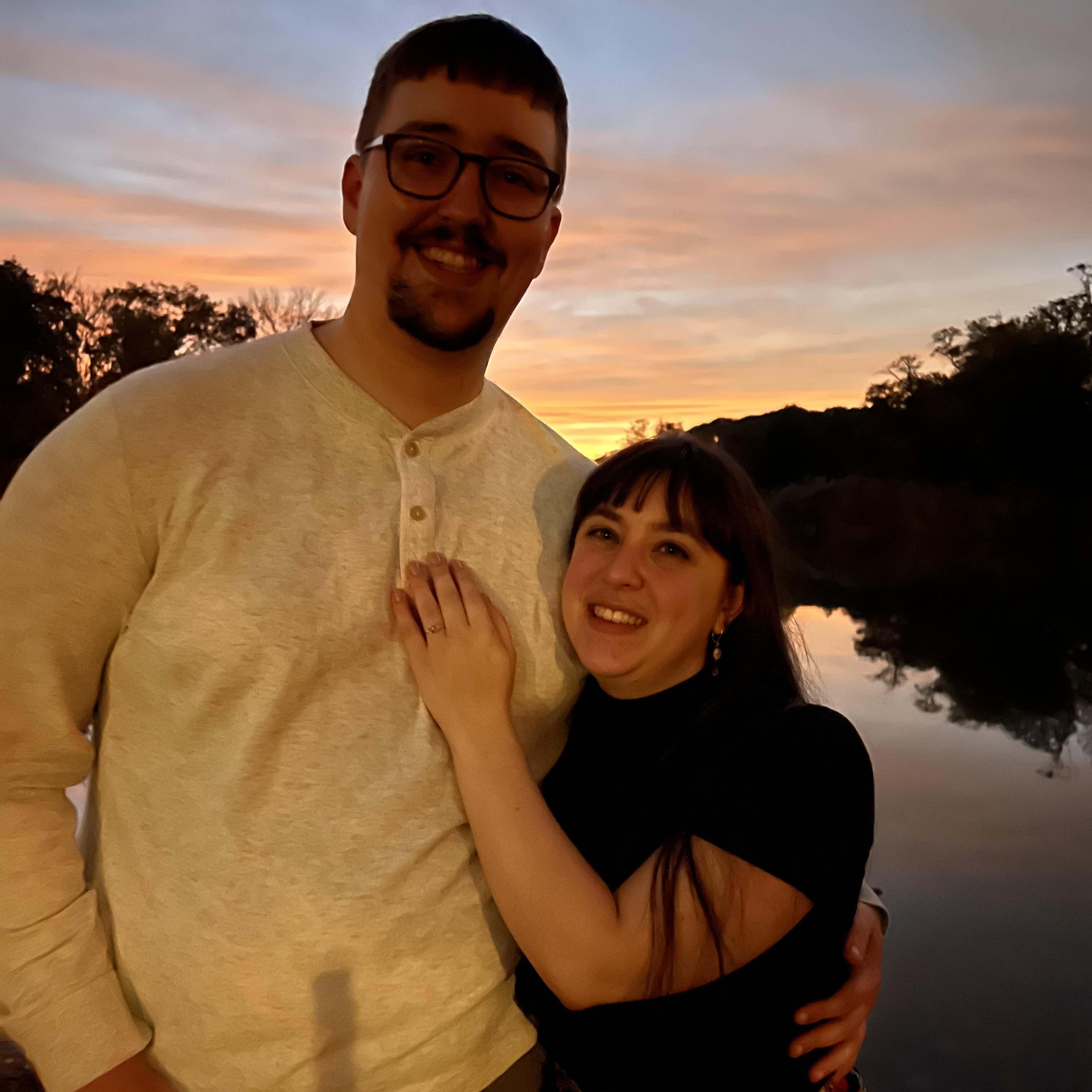 November 7, 2021 - in Prospect Park just minutes after Jeff proposed! Thanks for coming to document the night, Sof. 
