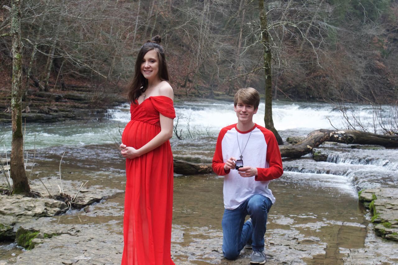 Maternity pictures ended with a big surprise!