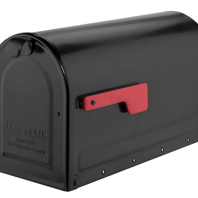 Architectural Mailboxes 7900B-10 MB2 Postmount Mailbox, Large, Black