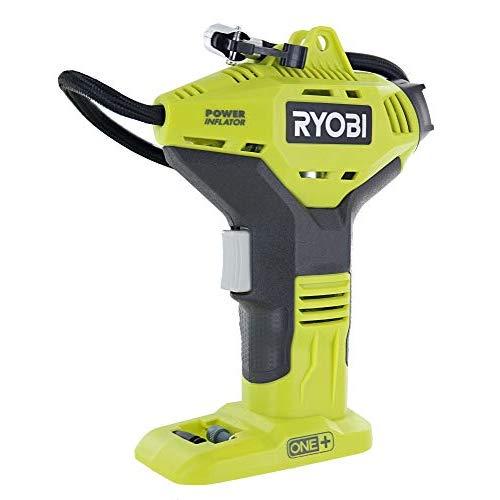 Ryobi Portable Power Inflator for Tires [NEW DIGITAL GAUGE] [18-Volt] [Cordless] [ONE+ Battery system] [P737D] (Battery Not Included, Power Tool Only)