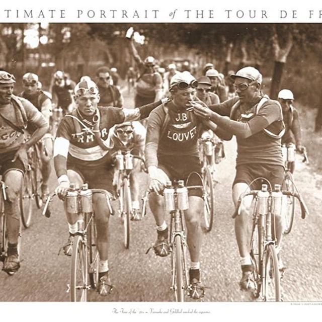 The Smokers 22" x 30" Vintage Cycling Poster