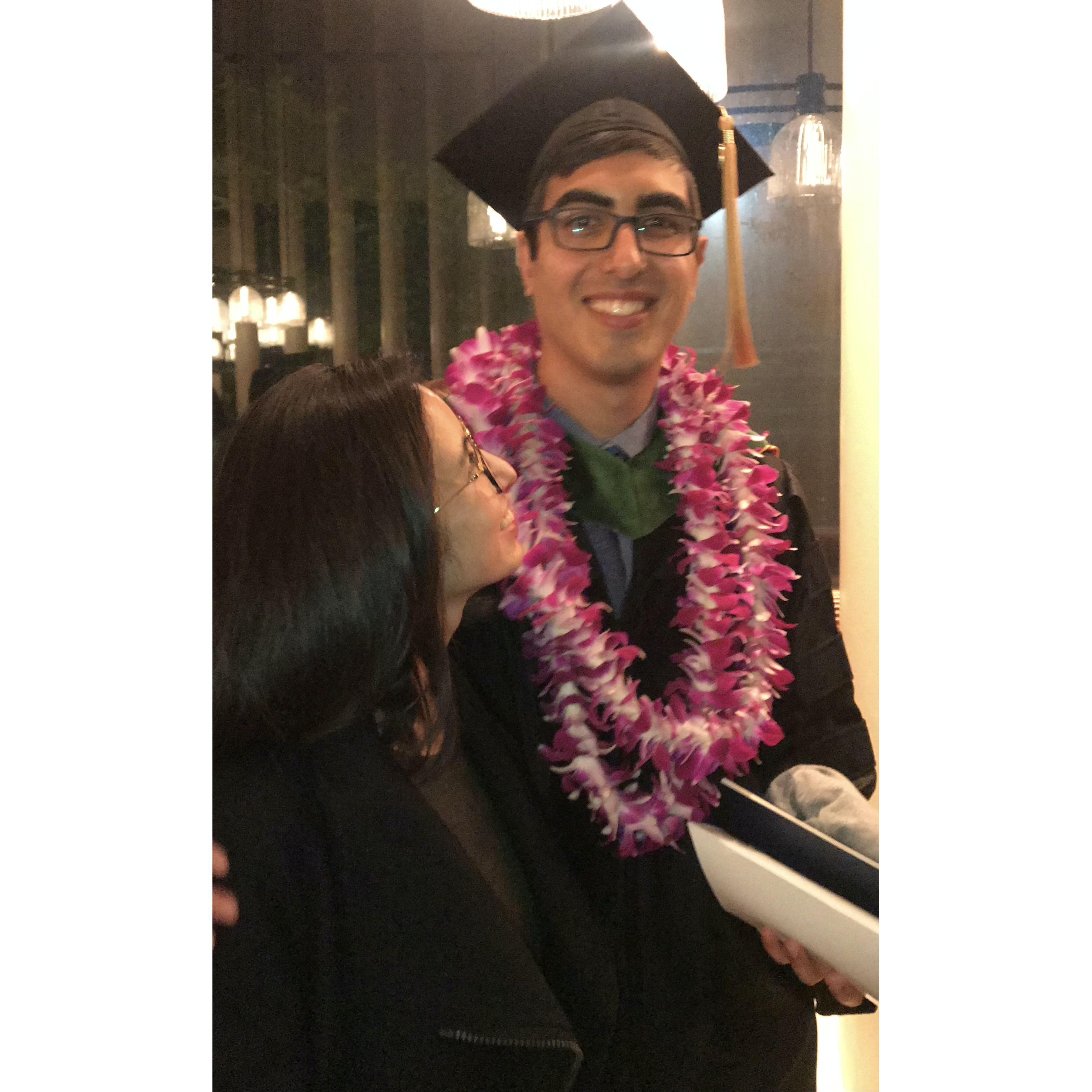 Ash's med school graduation