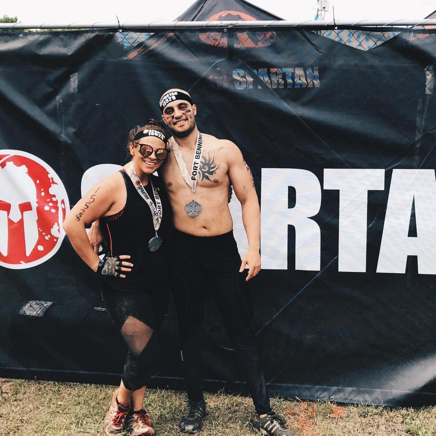 Fun Fact: Our first text exchange was about Spartan races because my New Years Resolution 2018 was to run one. Little did I know I'd run one and get a handsome man along the way ;)