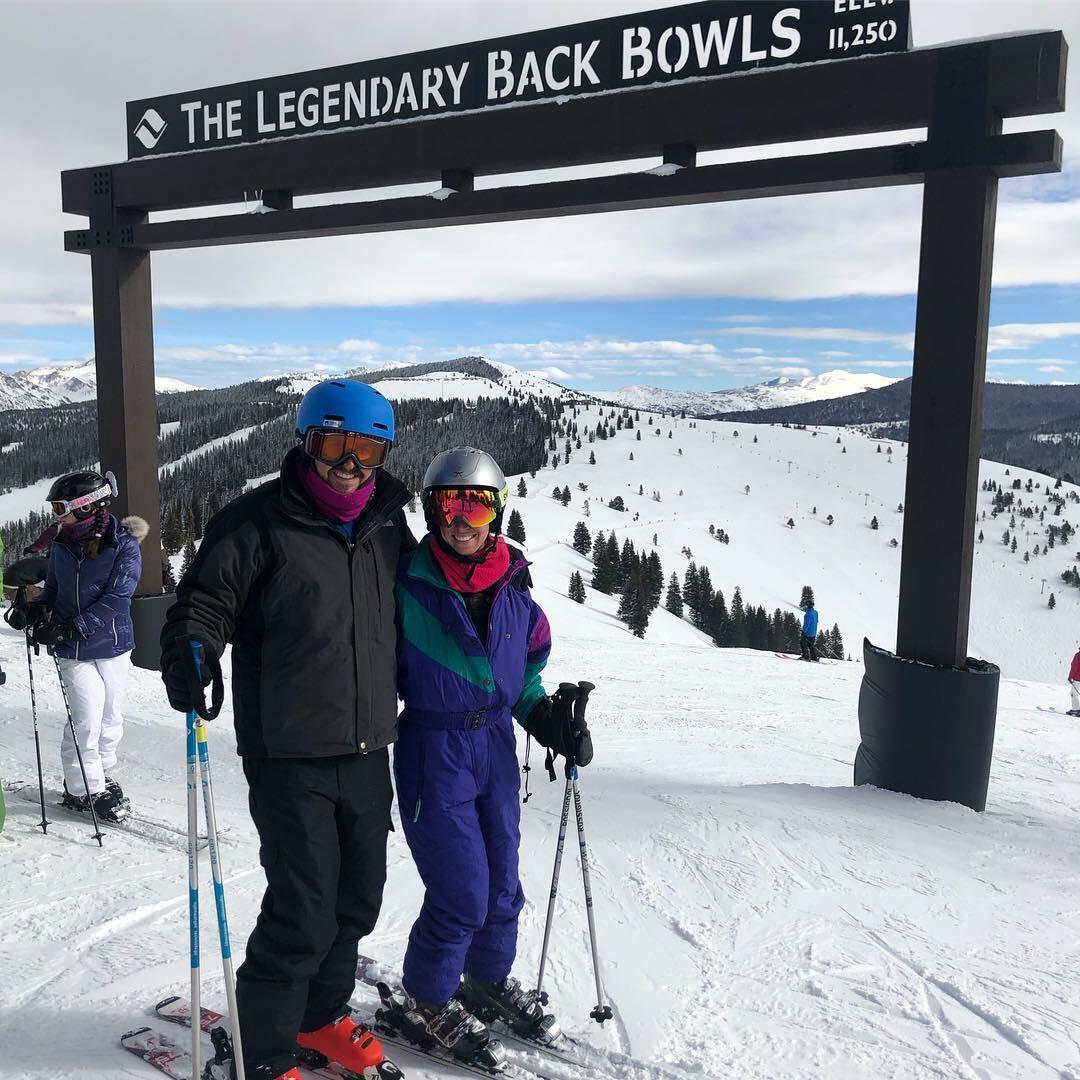 Ski trip to Vail with Erica's family right after getting engaged.