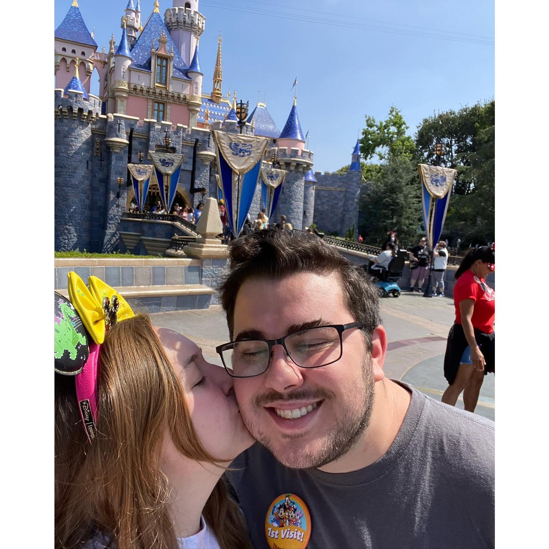 First time at Disneyland!