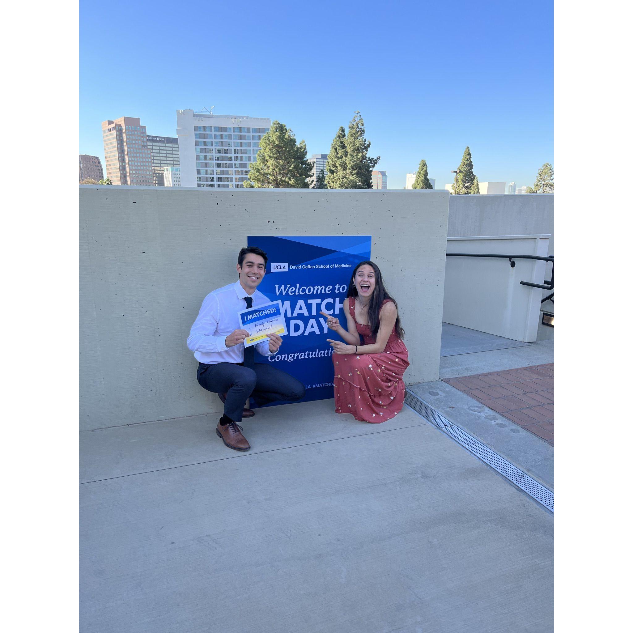 Peter's Match Day in LA where he matched to residency at UW!