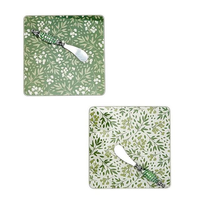 Two's Company Countryside 2 Pc Cheese Serving Set in Gift Box
