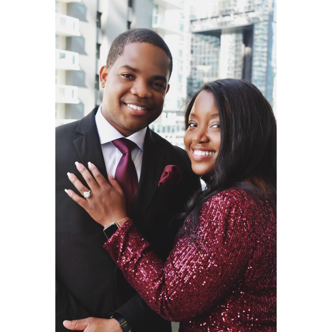 Minutes after he asked me to be his wife
