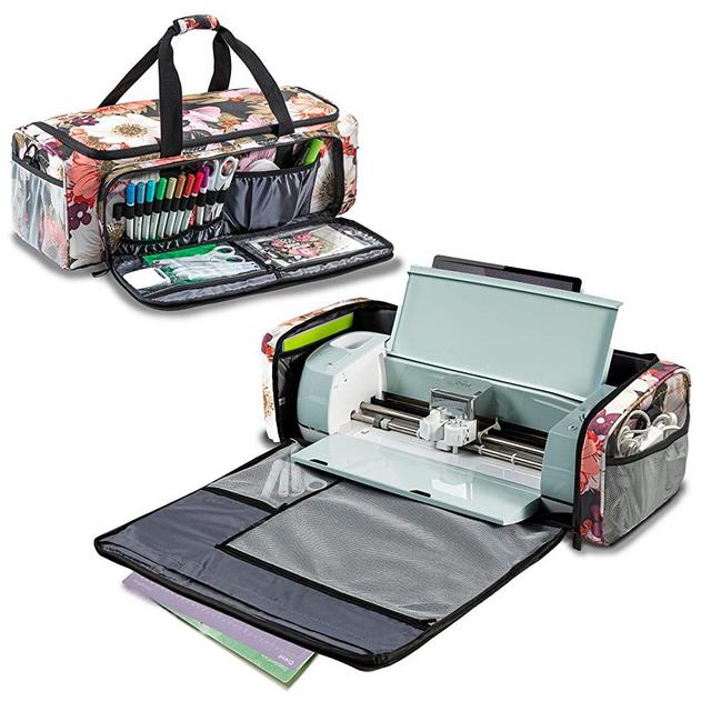 IMAGINING Carrying Case Bag Compatible with Cricut Maker, Maker 3, Explore Air 2, Explore 3, Large Opening Cricut Storage for Cricut Accessories