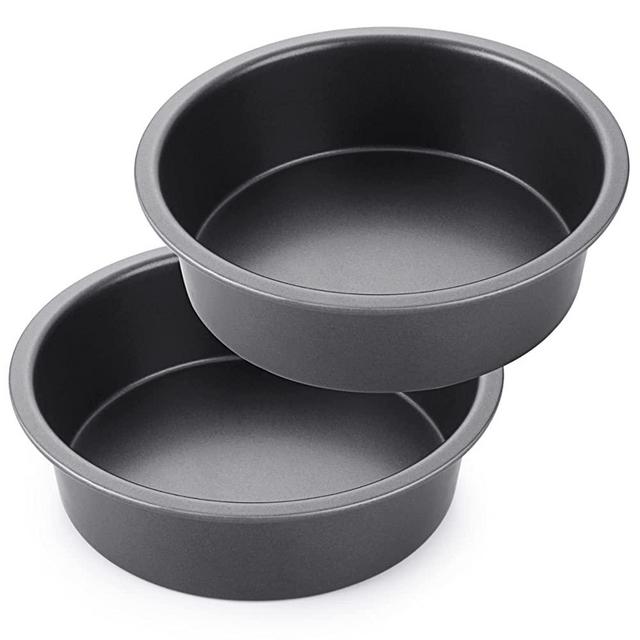 Bruntmor Cast Iron 7-cup Biscuit Pan Non Stick - Black : Target