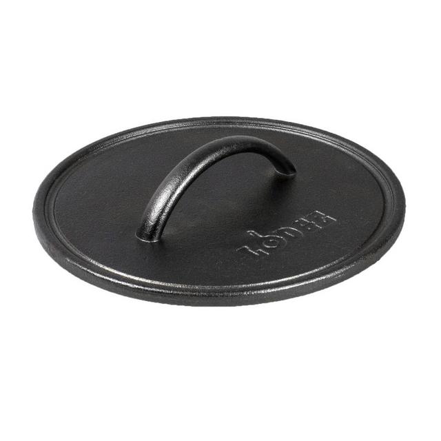 Lodge Cast Iron Round Flat Grill Press, 8"