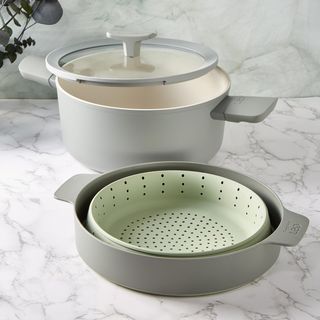 Leo Balance 3-Piece Nonstick Ceramic Steamer Set