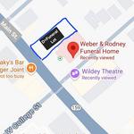 Weber & Rodney Funeral Parking
