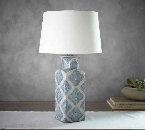 Langley Ceramic Urn Lamp