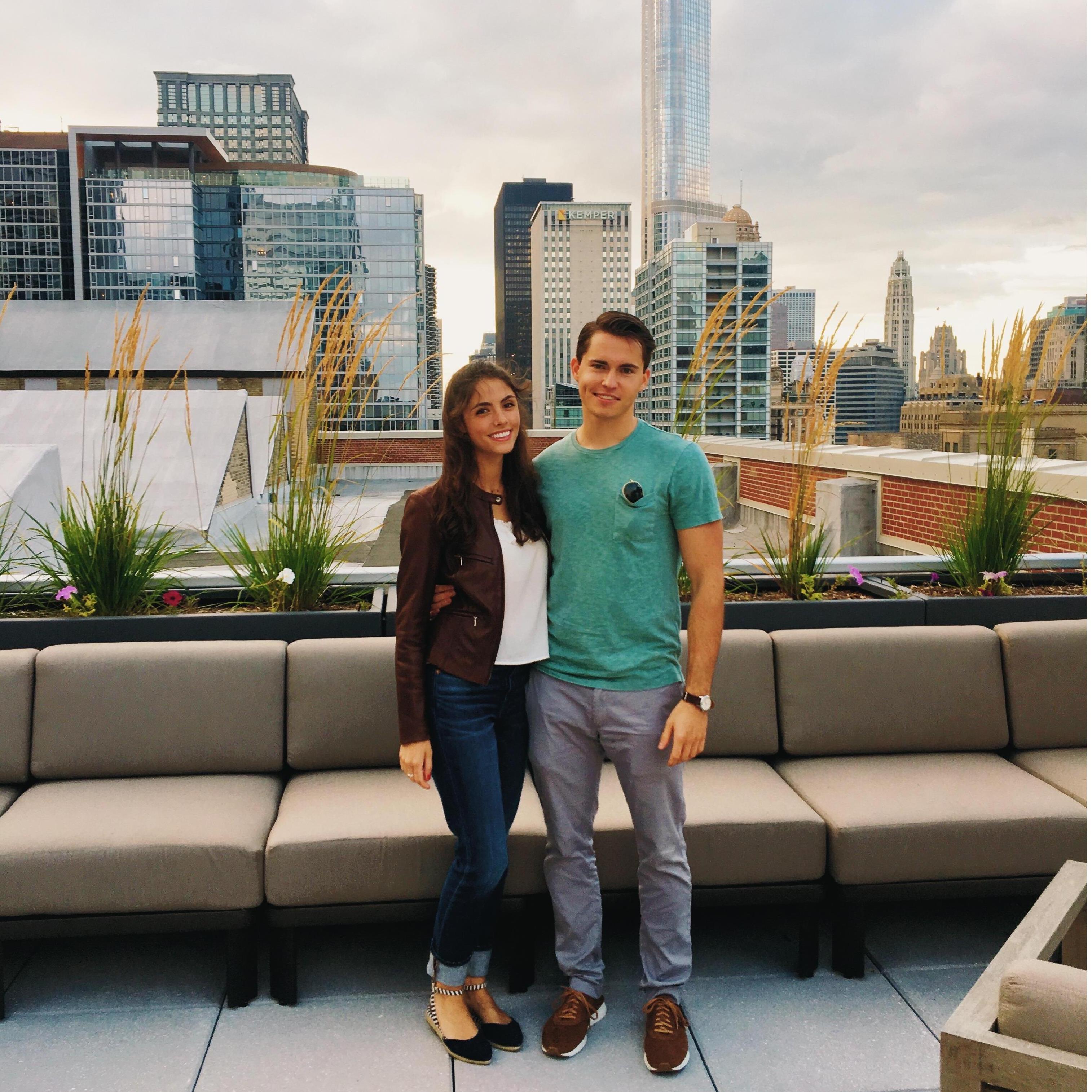 Our first picture together from our first week of dating!