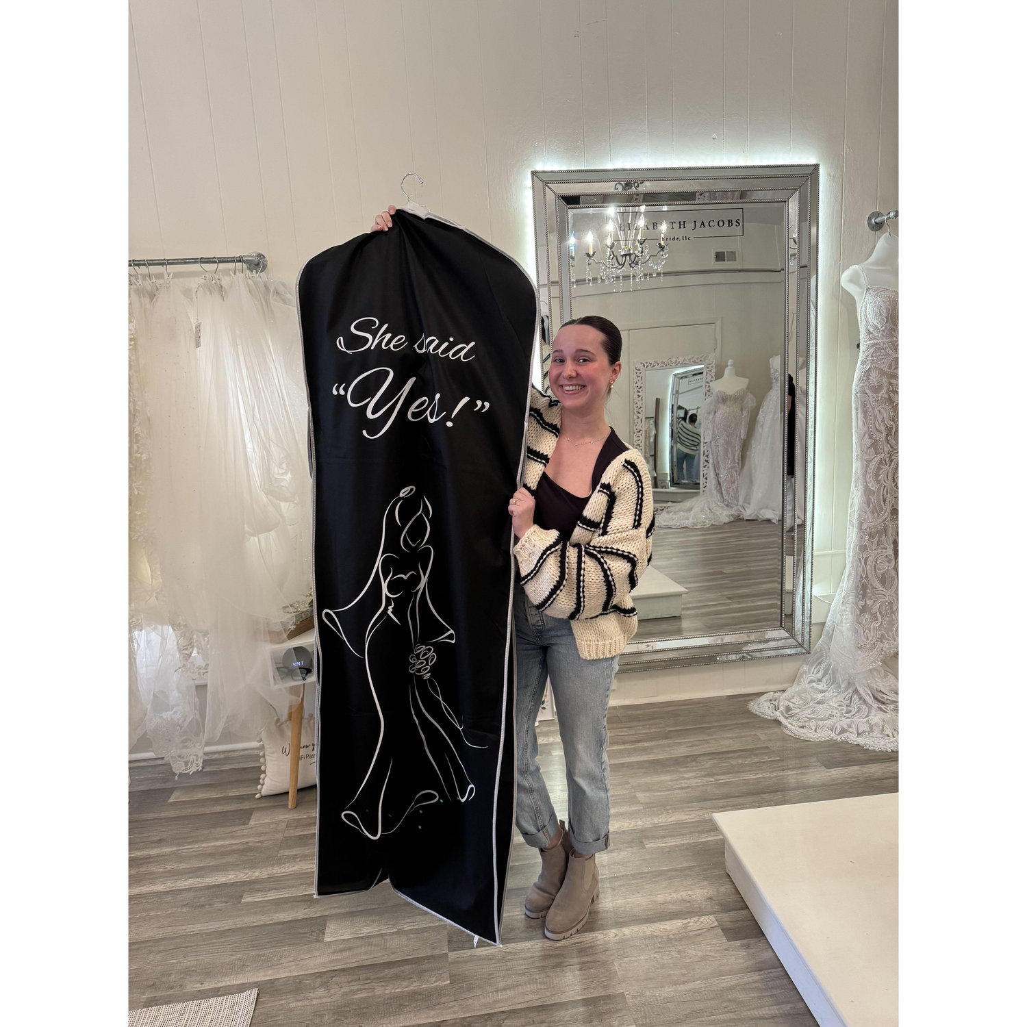 Picking up my wedding dress!