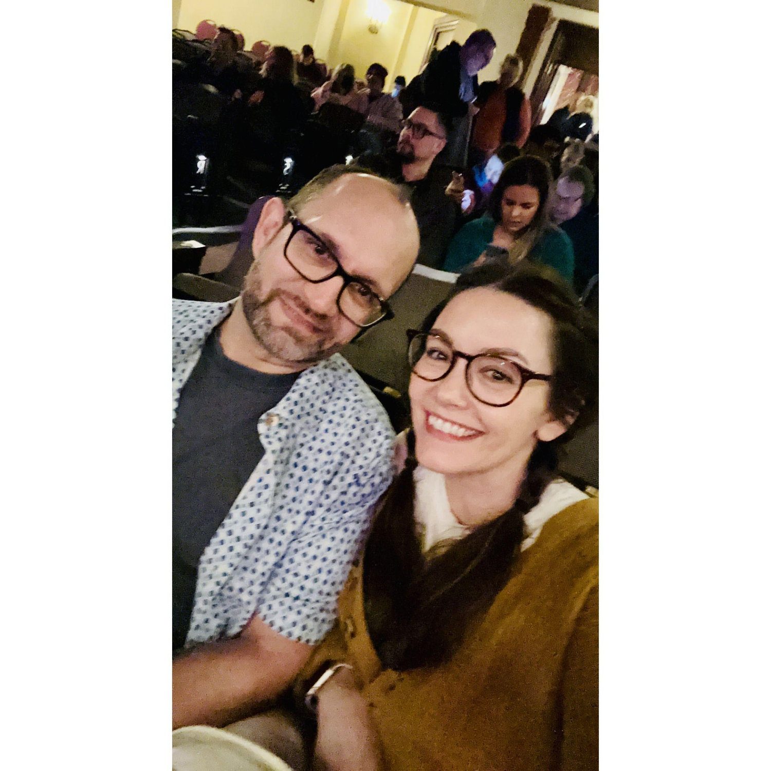 that time I dragged him to a '1965', a Beatles cosplay cover band and he was a real good sport