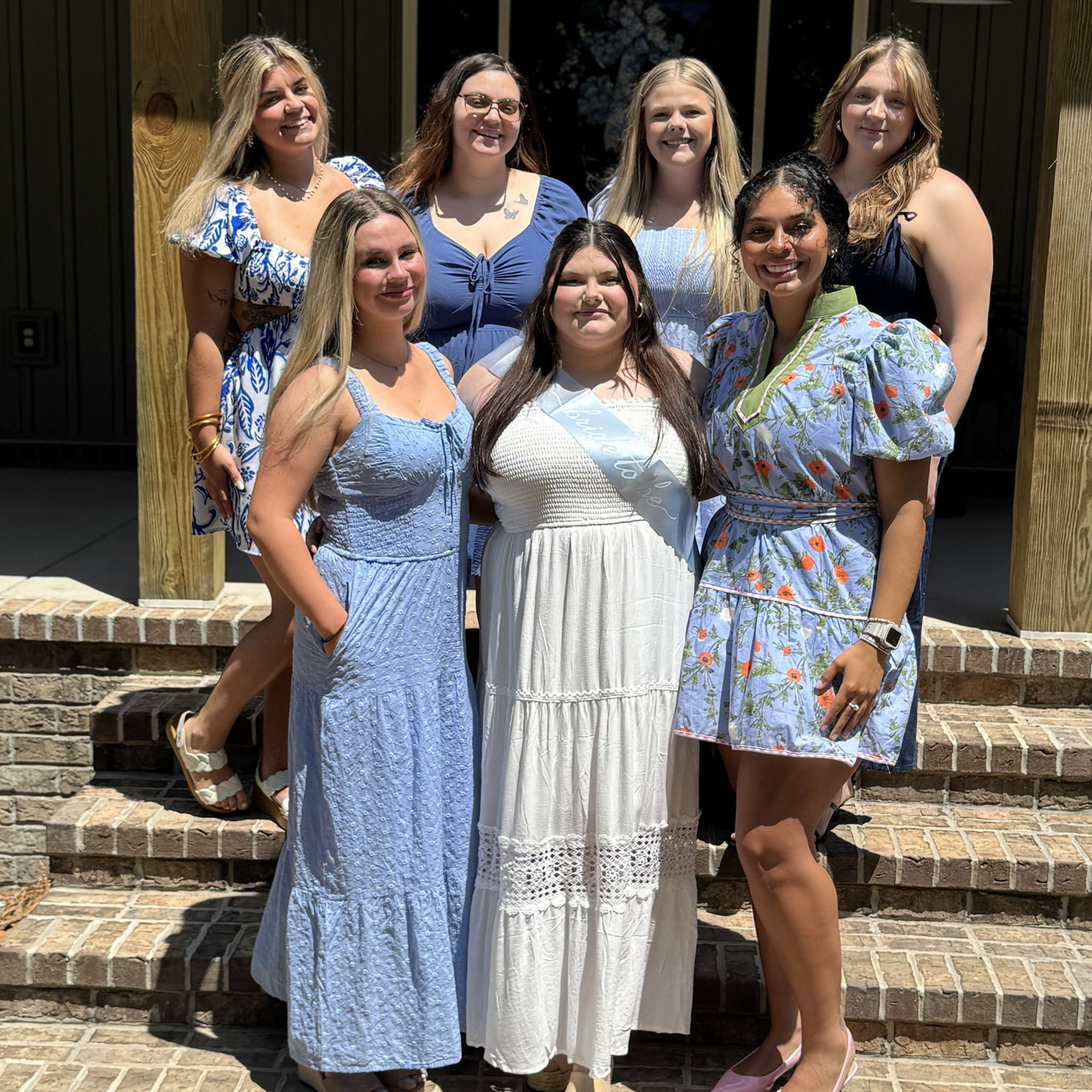 My bridal shower with my bridesmaids.