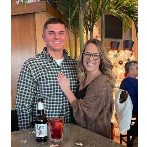Right after he proposed!