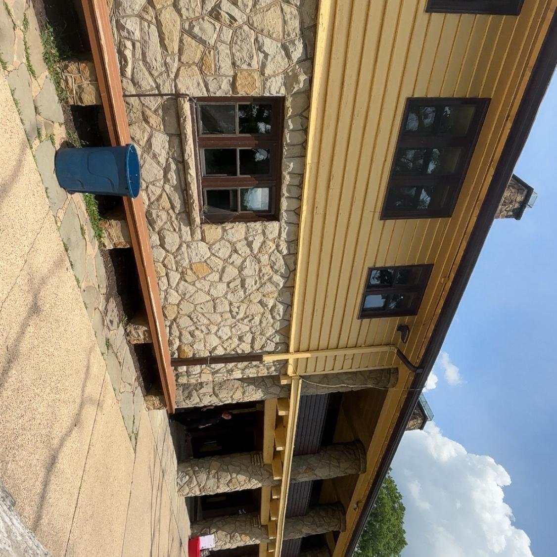 Rear view of the venue